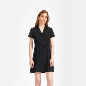The Japanese GoWeave Notch Shirtdress